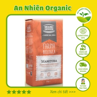 Bột Làm Bánh Mì Manitoba Hữu Cơ Molino Grassi 1kg
