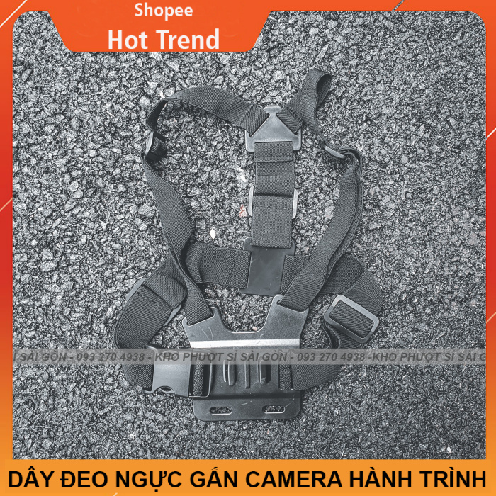 KHO HCM - Dây đeo CAMERA hành trình trước ngực chống rung - Dây đeo trước ngực dành cho camera Gopro - eken - SJcam