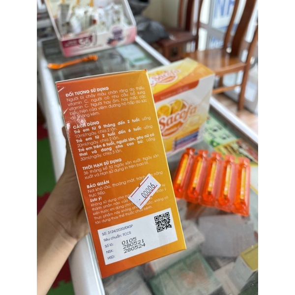 Vitamin C- C_Sacofa tăng cường sức đè kháng
