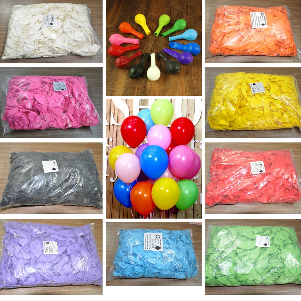 (Giá Rẻ Nhất) Bong Bóng Cao Su Lẻ Trang Trí Sinh Nhật, Thôi Nôi, Tiệc Cưới, Party, Lễ Hội, Sự Kiện ABSHOP COM VN