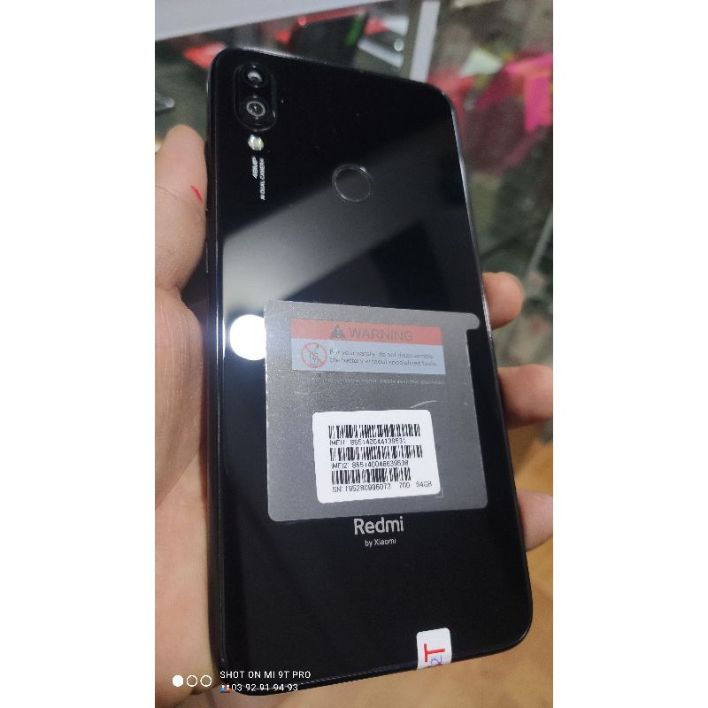 Điện Thoại Xiaomi Redmi Note 7 Tiếng Việt 4/64 BH 12 Tháng