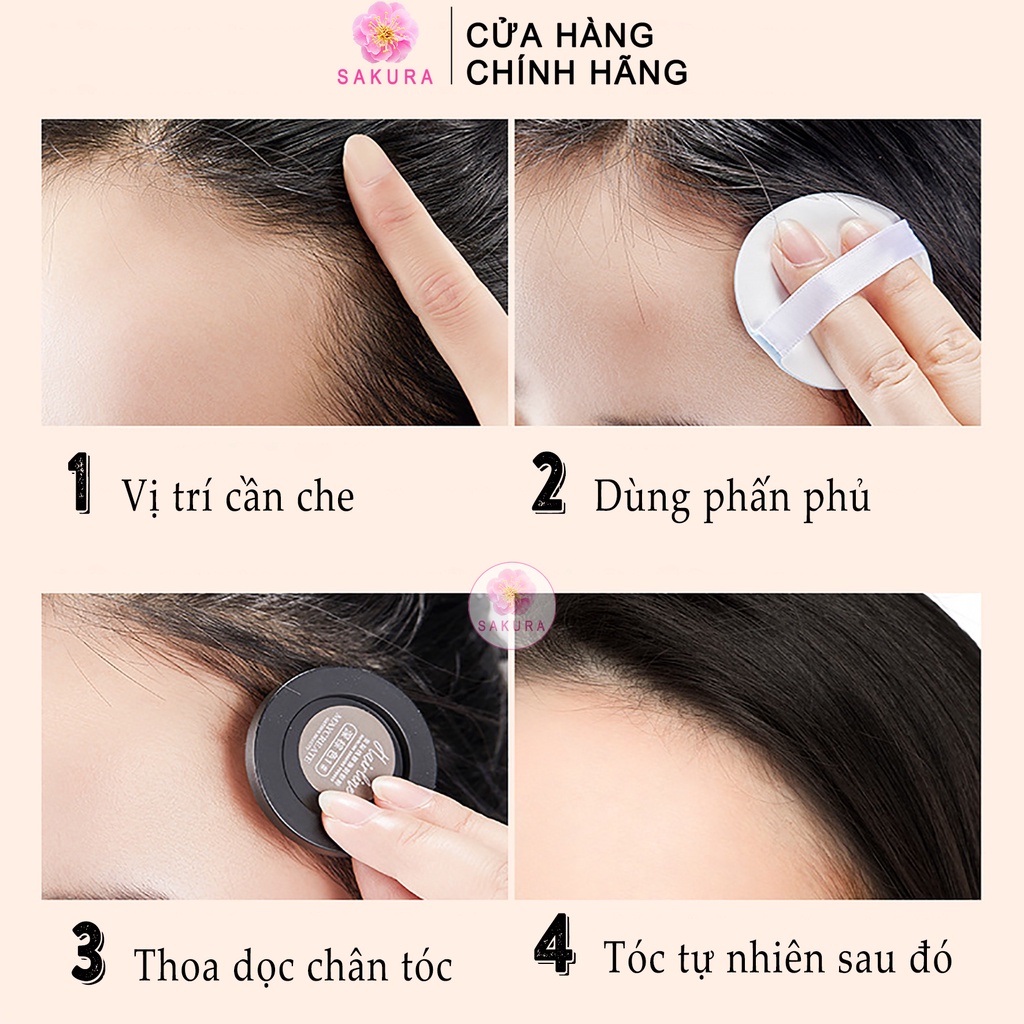 Phấn che khuyết điểm tóc MAYCREATE Phấn phủ khuyết điểm tóc đa năng nội địa trung SAKURA 4.2g