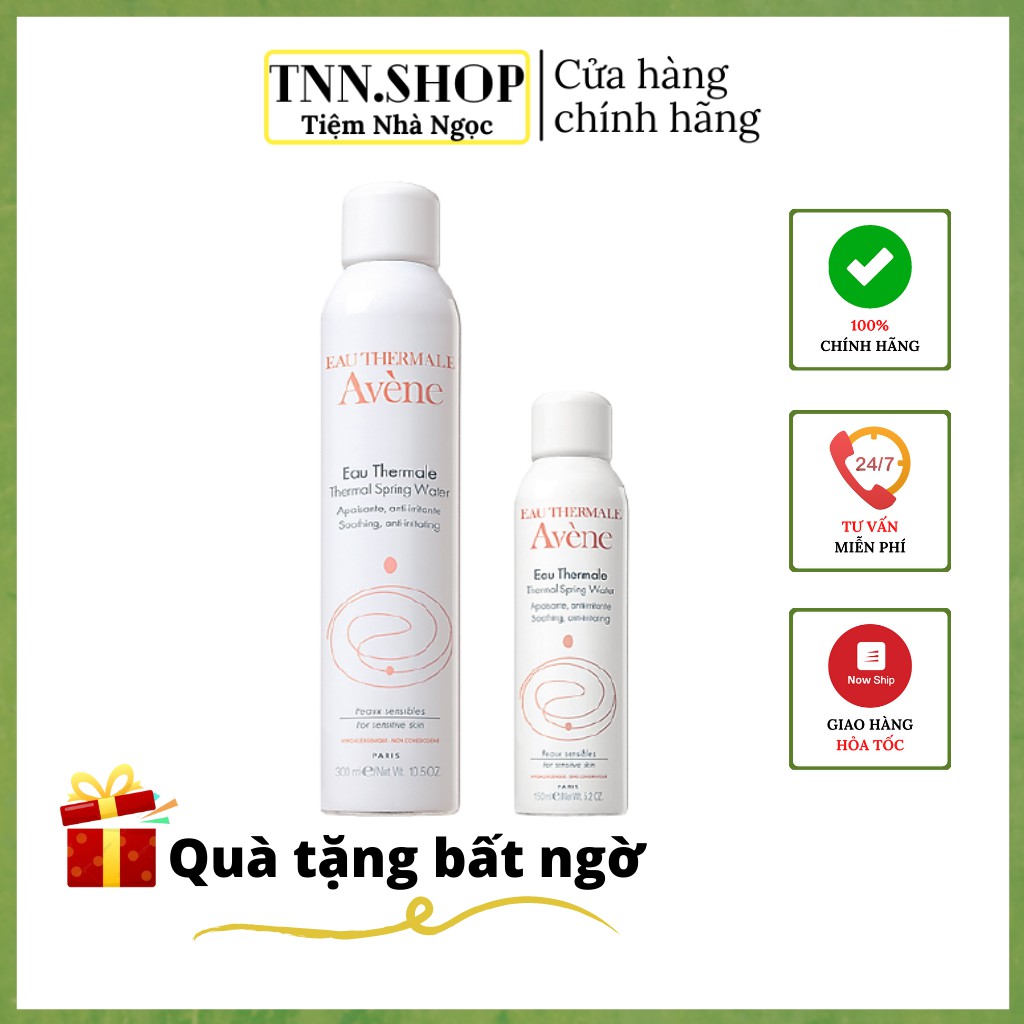 Xịt khoáng Avene Pháp chính hãng làm dịu da - 50mL, 150mL, 300mL - Tiệm Nhà Ngọc