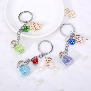 Móc Khoá Lọ Thủy Tinh Màu Sắc Cute