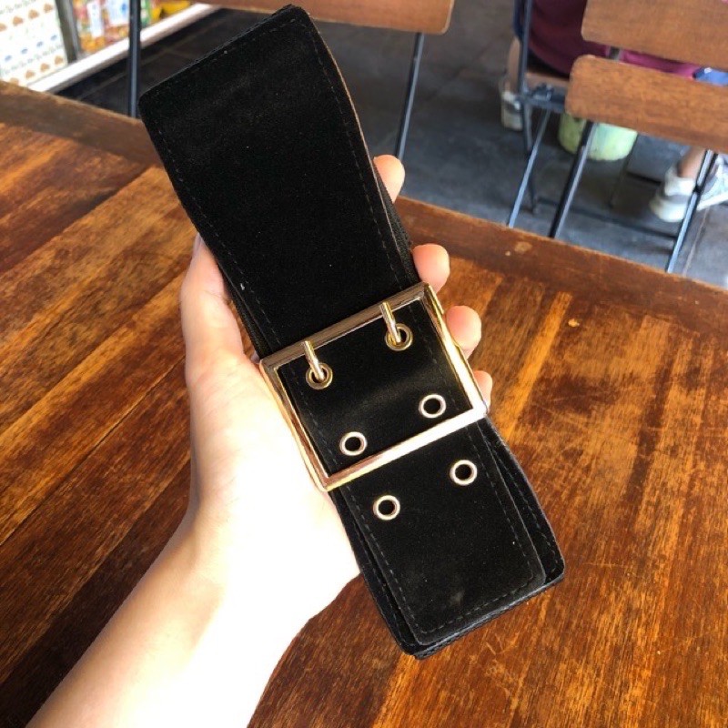 Dai váy nhung 6 lỗ bản 5.5cm