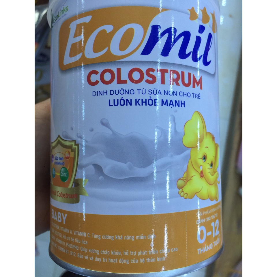 Sữa bột Ecomilk Colostrum dành cho trẻ từ 0 - 12 tháng 400g