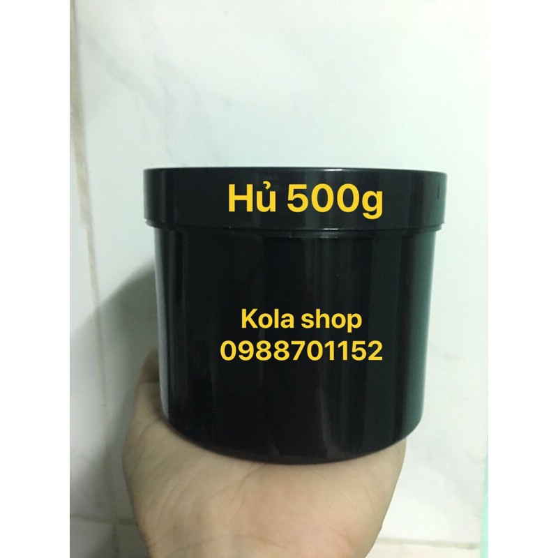 10HỦ ĐỰNG KEM BODY/ HỦ HẤP DẦU 500G (ĐEN + TRẮNG)