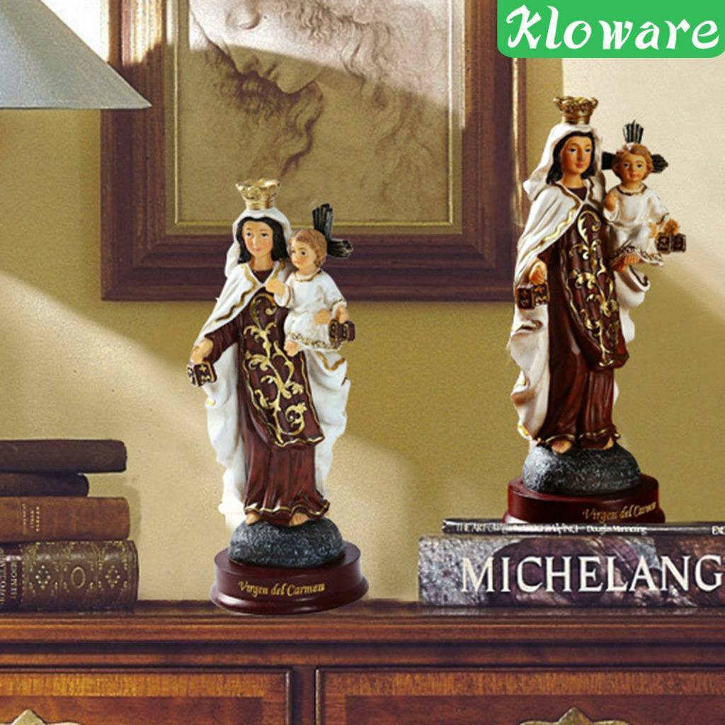 Mô Hình Tượng Công Giáo Đức Mẹ Mary Madonna Bằng Nhựa Resin