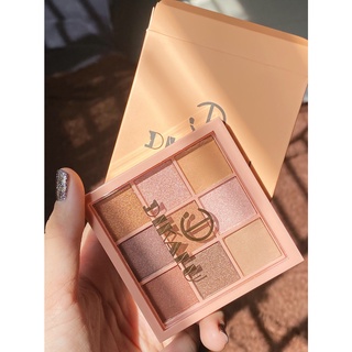 Bảng Phấn Mắt DKL006 9 Ô DIKALU COCO VENUS DKL006 Tone Nâu Nude Chính Hãng Nội Địa