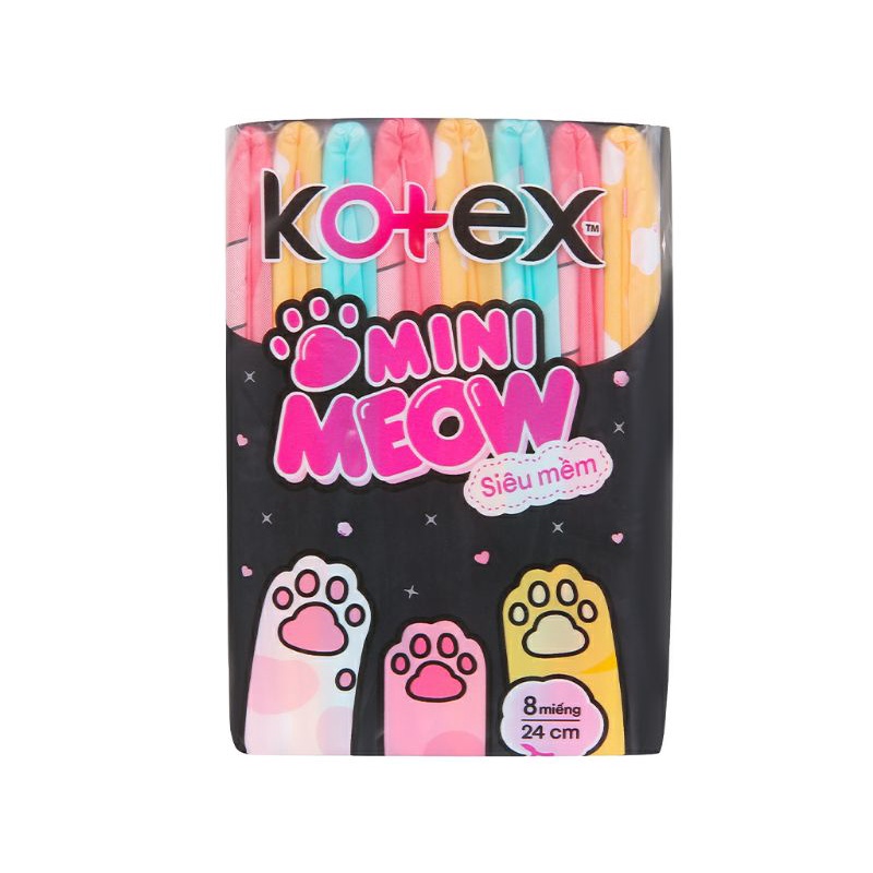 Băng vệ sinh Kotex Minimeow gói 8M