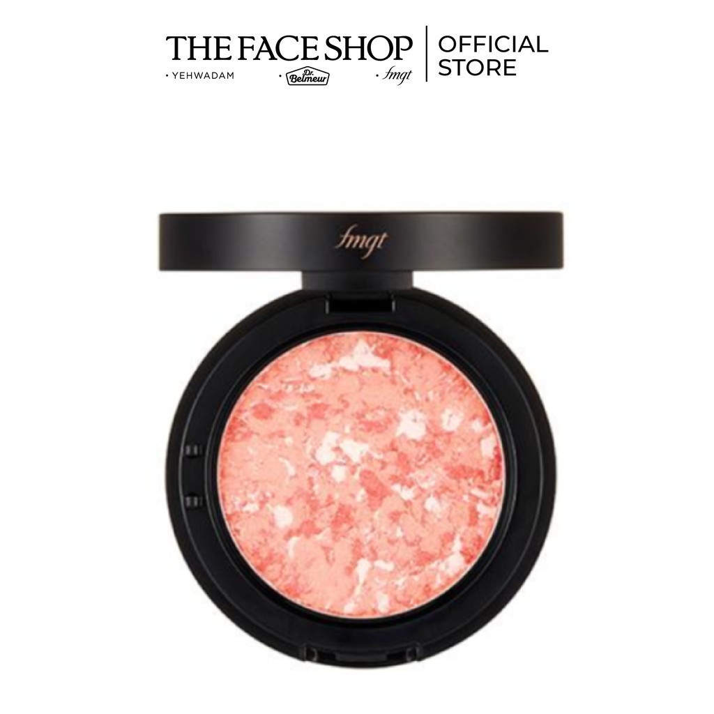 [Mã COSTFS205 -8% đơn 250K] Má Hồng Sáng Da TheFaceShop Marble Beam Blush 7G