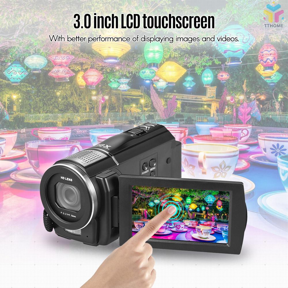 Máy Quay Phim Kĩ Thuật Số Andoer Hdv-F5 1080p Full Hd 24mp 16x Zoom 3.0 Inch Lcd | BigBuy360 - bigbuy360.vn