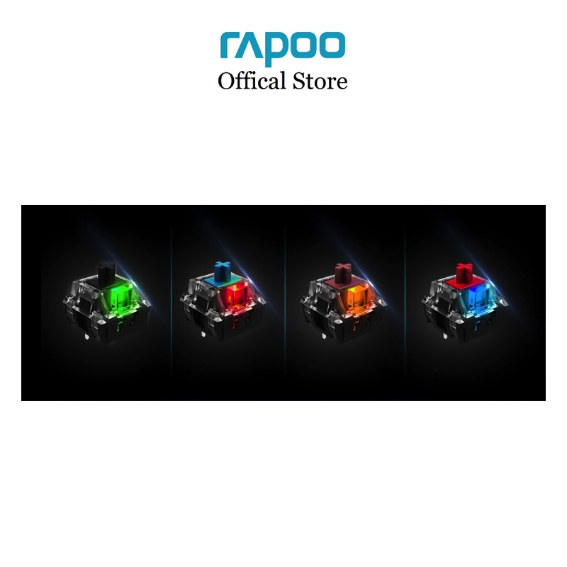 Bàn phím cơ Rapoo Gaming V500 Pro có dây - Blue switch