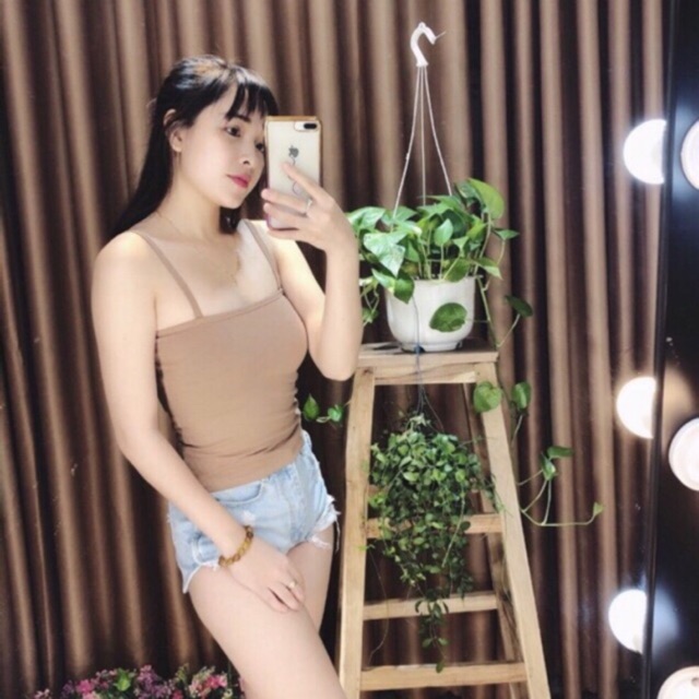 ÁO 2 DÂY NGANG SỢI BÚN SIÊU HOT