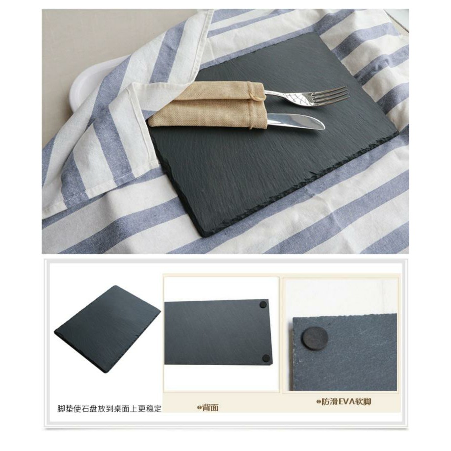 Đĩa đá đen chụp ảnh sản phẩm