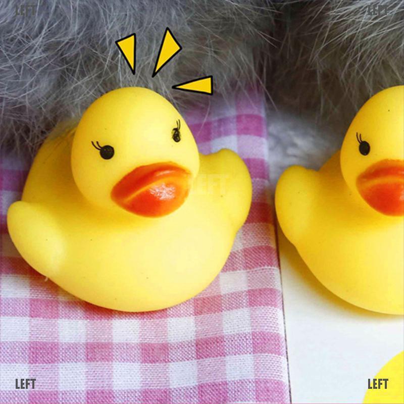 LEFT 1/10PC Mochi Squishy Toys with Cute Bag Stress Toy Reward Toys for Kids duck duc