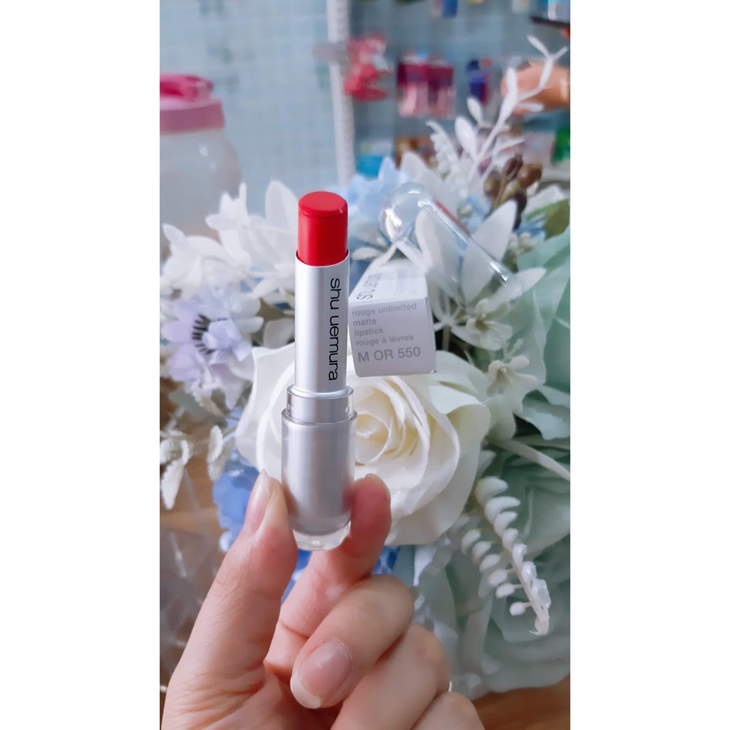 Son SHU Uemura 550 vỏ trắng nội địa nhật