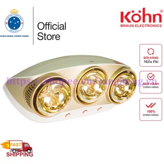 Đèn sưởi nhà tắm Braun Kohn Luxury KU03G