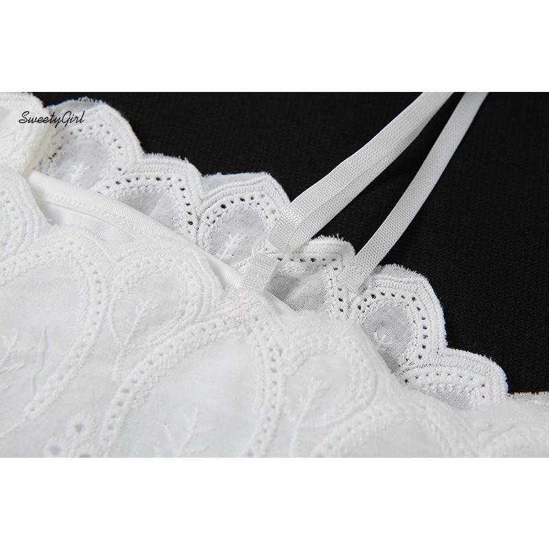 Áo Hai Dây Dáng Ôm Cài Nút Màu Trơn Có Thể Điều Chỉnh Thời Trang Cho Nữ