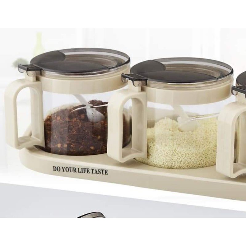 Hộp đựng gia vị 3 hủ,,,