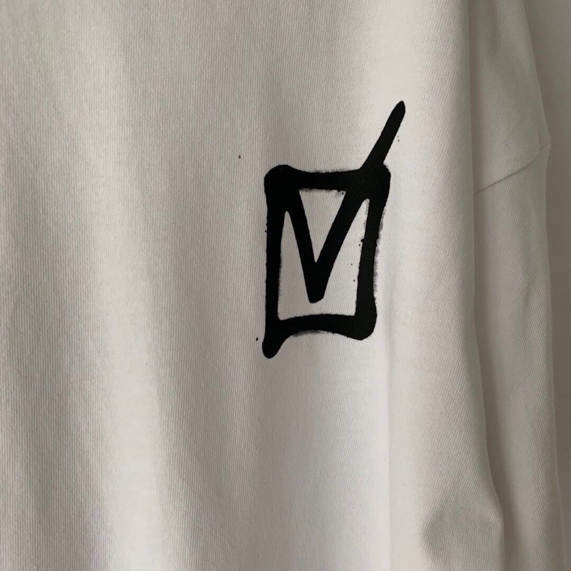 Áo thun ngắn tay V3tements crew neck logo T-shirt fw20
