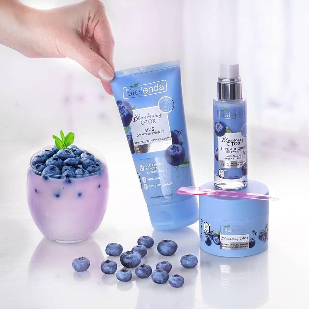 Bielenda Serum Dưỡng Ẩm, Sáng Da Blueberry C-TOX 30ml