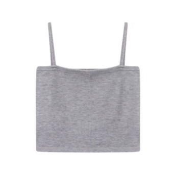Áo set len cardigan kèm hai dây dài tay xám nhạt tingoan SWEET WILD CARDIGAN/GR