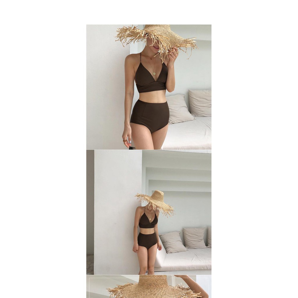 ❀Spot ❀Swimsuit, nữ tính, ngực nhỏ, eo cao, che bụng, bikini xẻ tà mỏng trong suối nước nóng, áo tắm đi nghỉ bên bờ biển