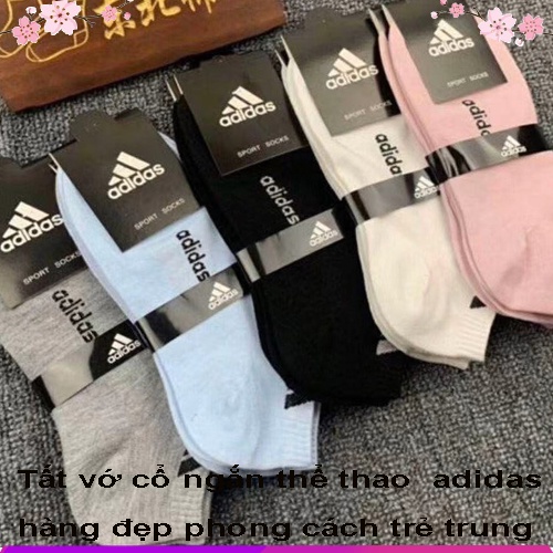 Tất cổ ngắn Adidas dáng thể thao dành cho nam nữ