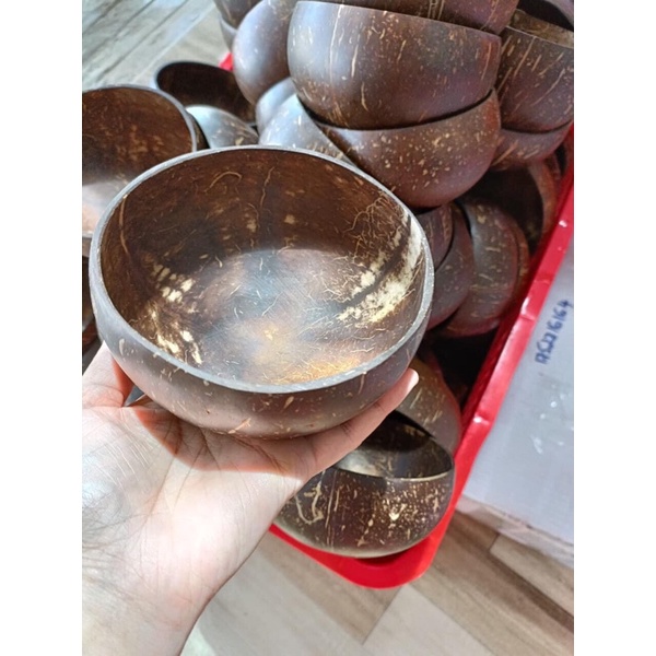 Combo Gáo + Muỗng dừa Bến Tre by Tiệm Hạt nhà Chi dùng để ăn Eatclean cao cấp siêu đẹp