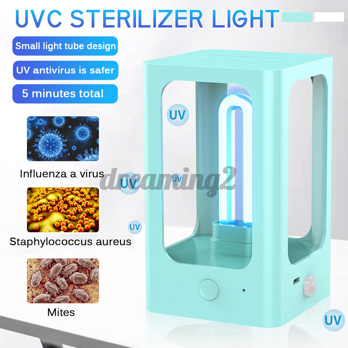 Đèn UV Ozone tia cực tím dùng sát trùng