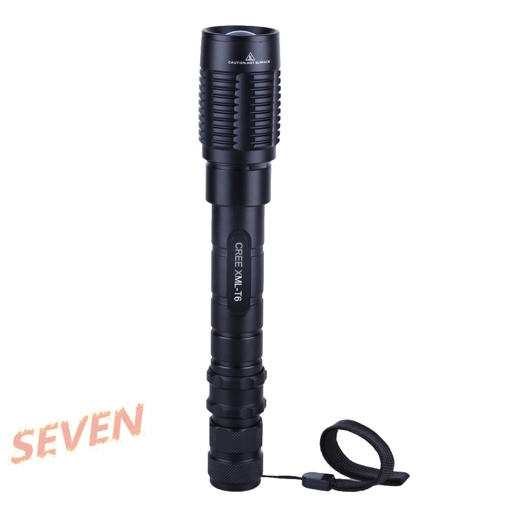 Đèn pin LED CREE XML T6 18650 4000Lm phóng to được 2022