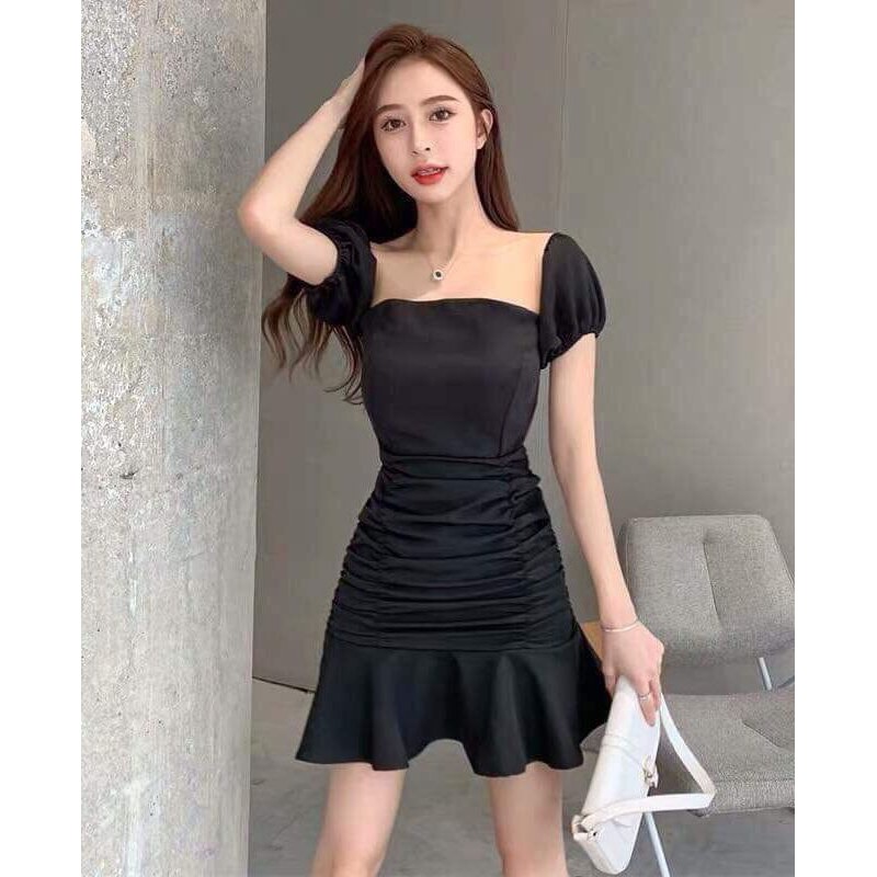 Đầm trễ vai đuôi cá cực xinh