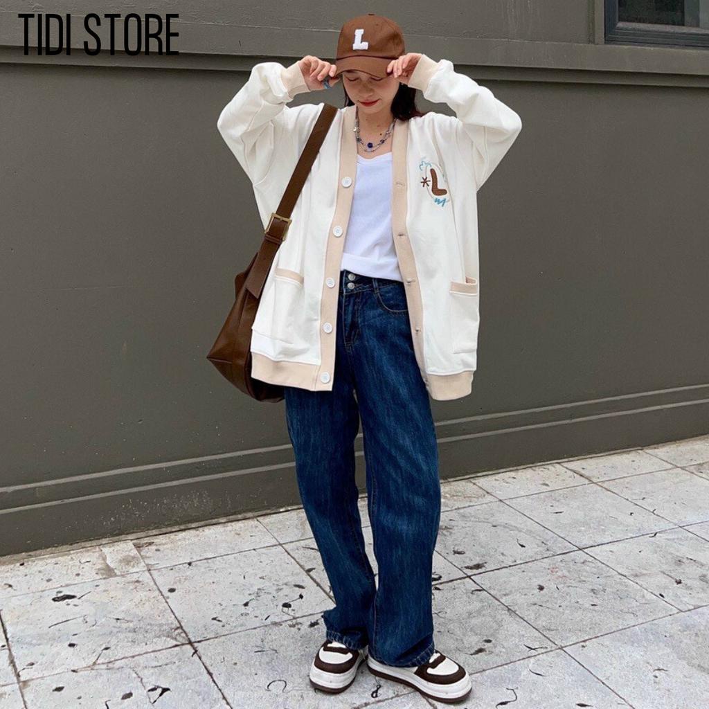 Áo khoác cardigan nỉ nam nữ thiết kế dễ thương form đẹp trẻ trung CG20