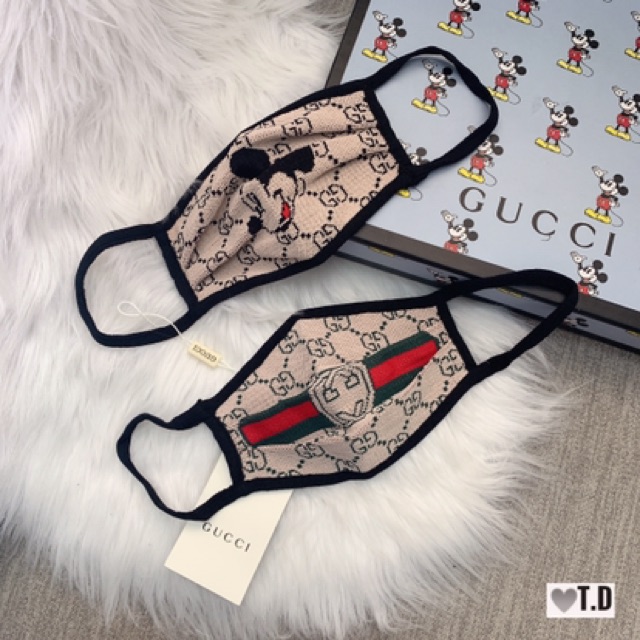 Hot trend - khẩu trang mickey gucci, khẩu trang guci xịn xò cao cấp | BigBuy360 - bigbuy360.vn