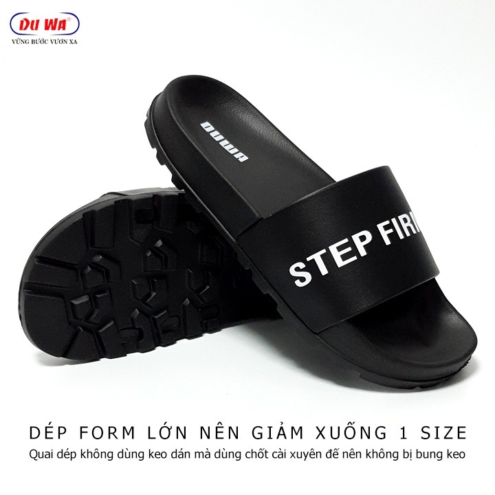 Dép quai ngang nam, nữ siêu nhẹ  STEP FURTHER - Hàng chính hãng DUWA D18