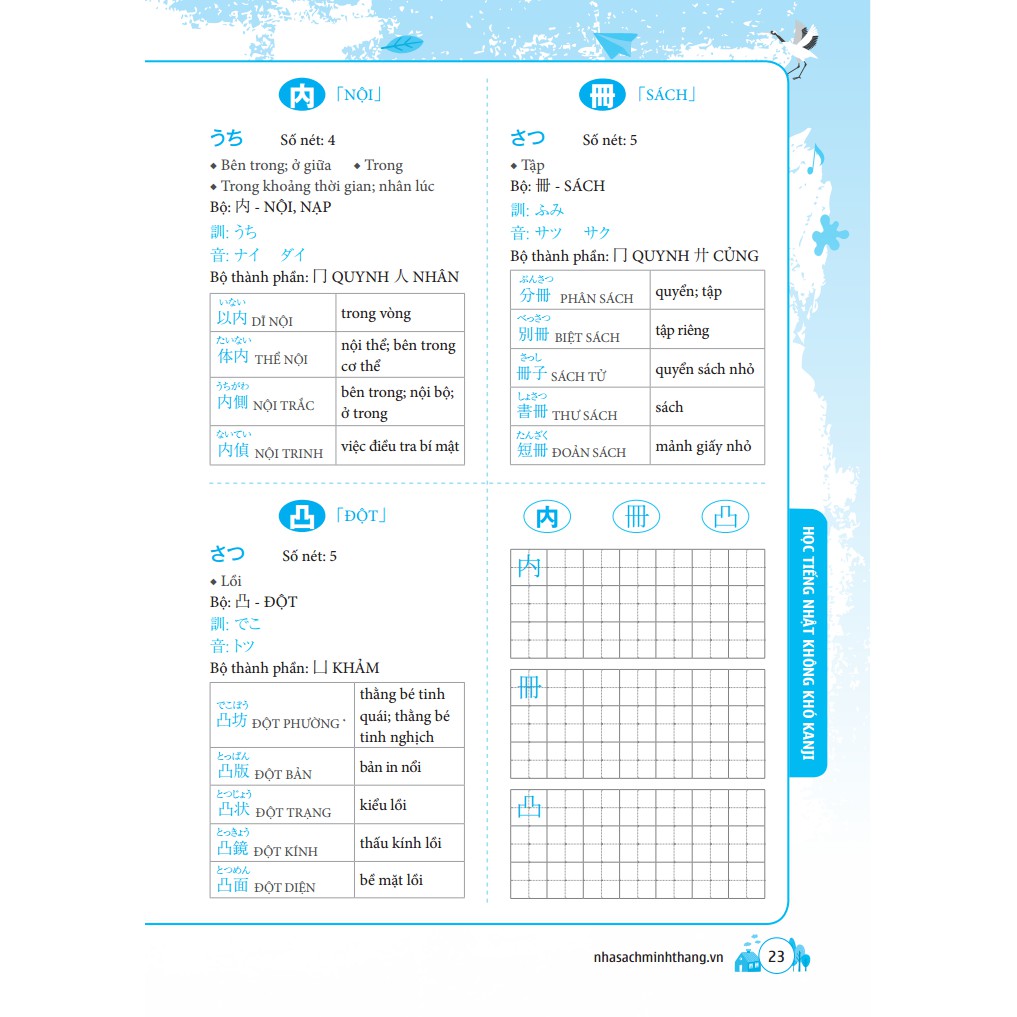 Sách - Học tiếng Nhật không khó - KANJI