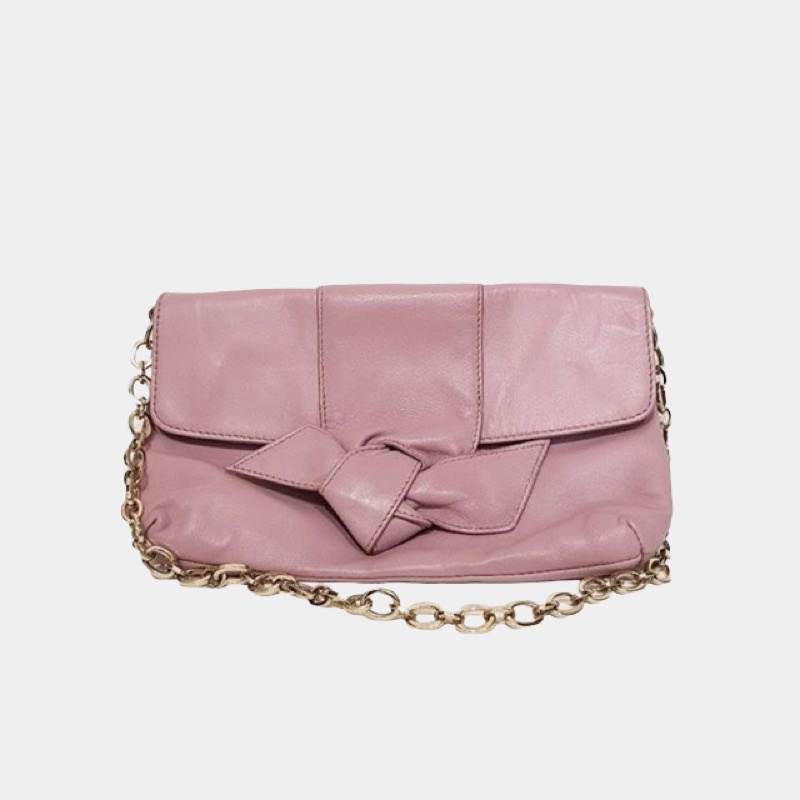 Túi xách Furla màu hồng đích thực đã qua sử dụng