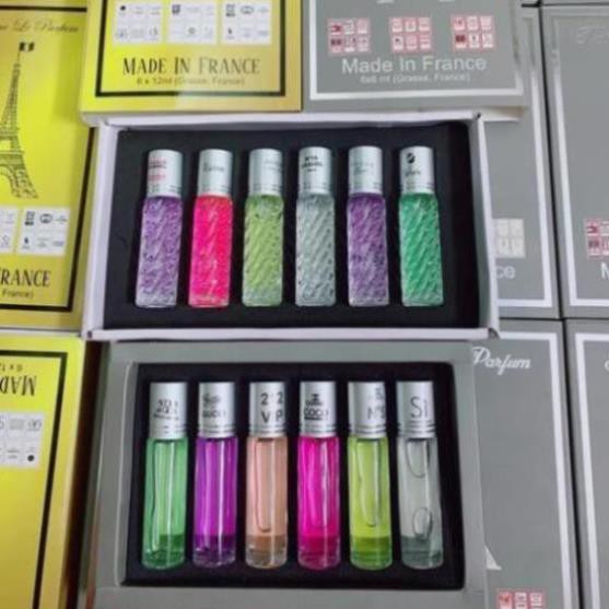 Sét 6 chai mẫu thử nước hoa 6ml - Combo 6 chai nước hoa - Set nước hoa mini test | Thế Giới Skin Care