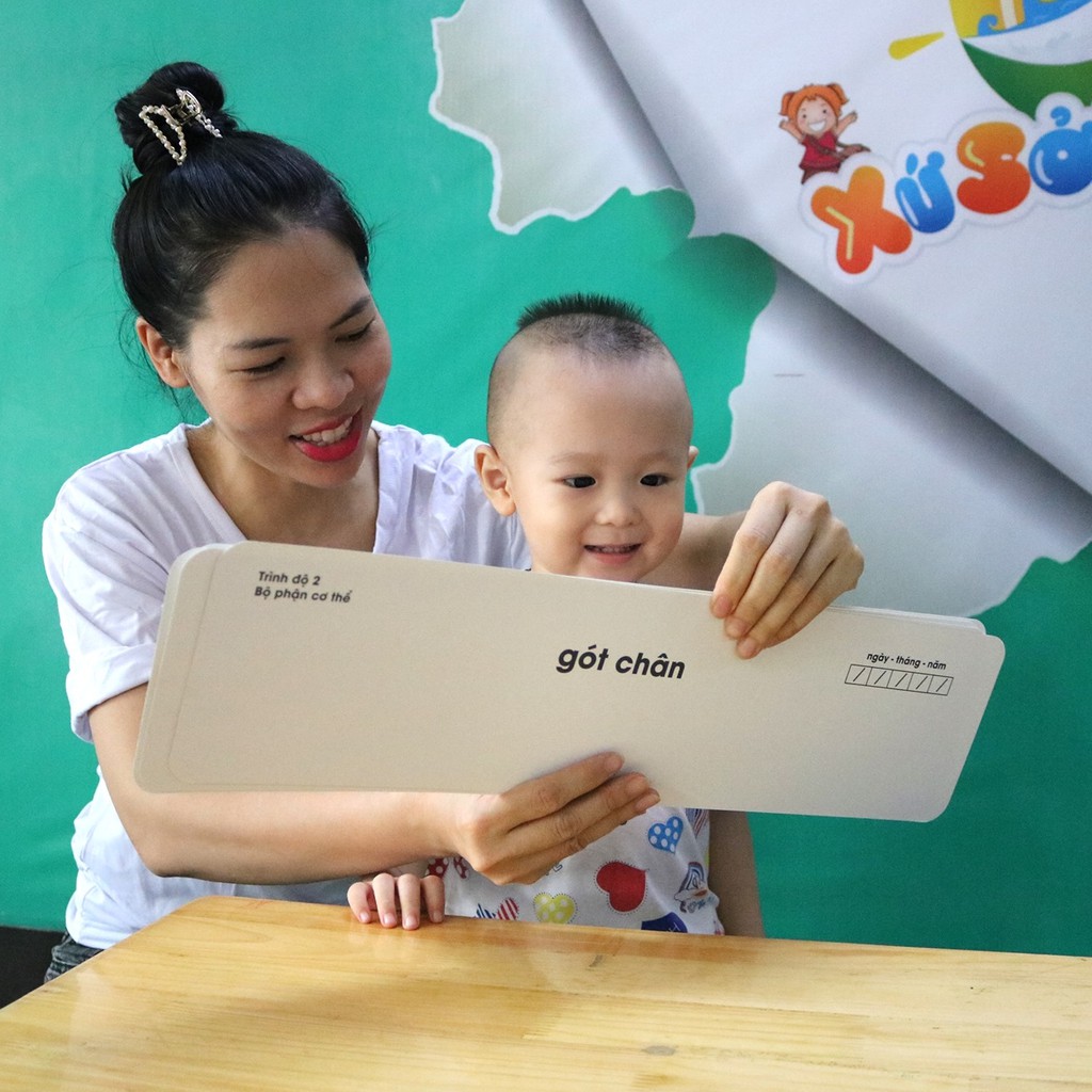 THẺ HỌC ĐỌC TIẾNG VIỆT NÂNG CAO 300 THẺ GDKIDS -CHUẨN GLENN DOMAN