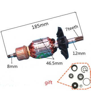 Rotor Lõi Đồng 100% Với Vỏ Thép Hợp Kim - Phù Hợp Cho Bosch GHS 388