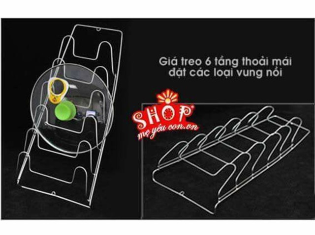 Gác vung xoong 6 tầng