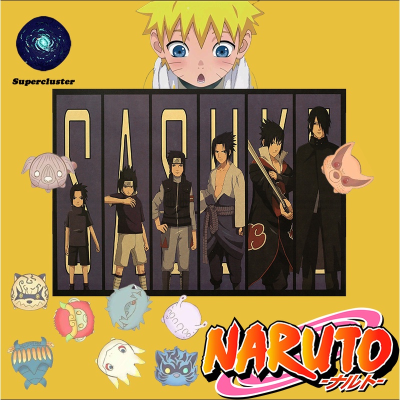 Poster Phim Anime Naruto "Sasuke 's Way" 50.5x35cm