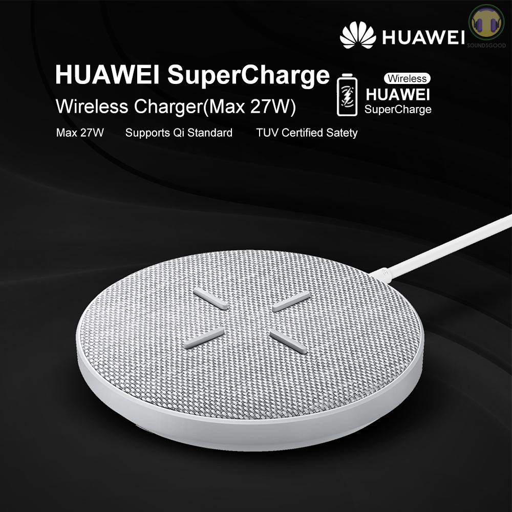 Bộ sạc không dây HUAWEI CP61 27W tương thích với Huawei P30 Pro Mate 20 RS Mate 20 Pro iPhone 11 Samsung