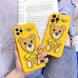 Ốp IMD Gấu Drew Vàng Chống Bẩn