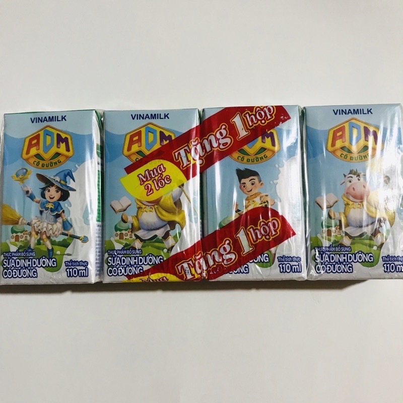 Lốc 4 Hộp Sữa ADM Gold 110ml