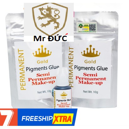 Keo nối mi vương miện, Gold Pigment Glue- hoàng cung- tạo fan - dụng cụ nối mi