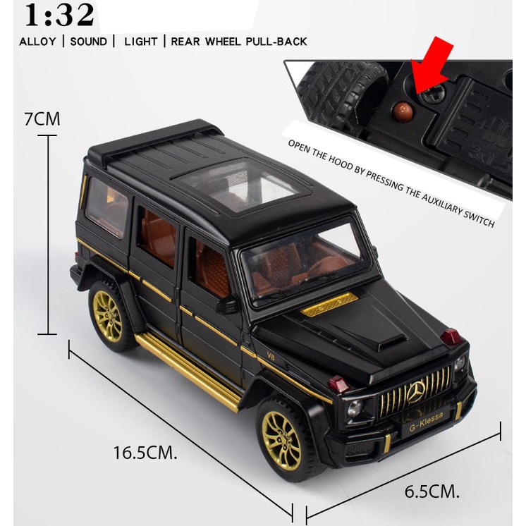 Xe mô hình kim loại Mercedes-Benz G63 Tỷ lệ 1:32