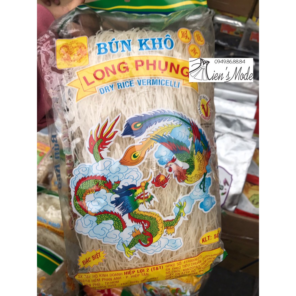 500gr Bún khô (hủ tiếu) Long Phụng