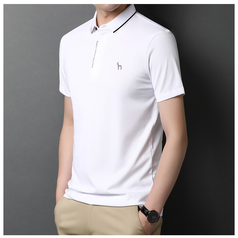 ( Mẫu 2021 ) Áo thun nam Polo cổ bẻ sang trọng, phong cách trẻ trung | BigBuy360 - bigbuy360.vn